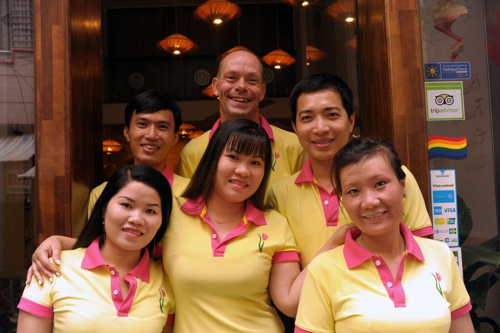 הו צ'י מין סיטי Pink Tulip Hotel מראה חיצוני תמונה